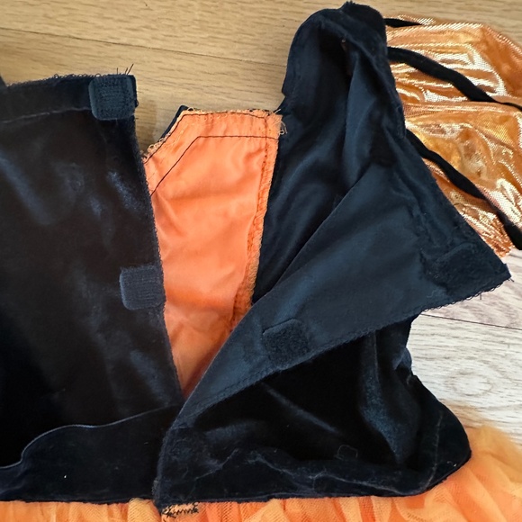 Orange Black Good Witch Princess Halloween Costume Size 4-5T Girls - Picture 11 of 12